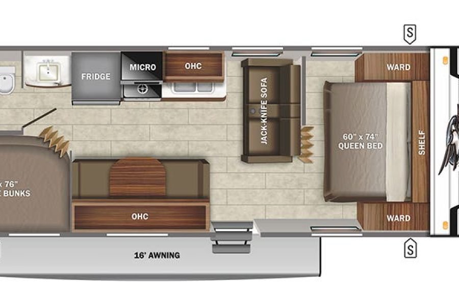 Travel Trailer – Non Slideout Jayflight 264BH